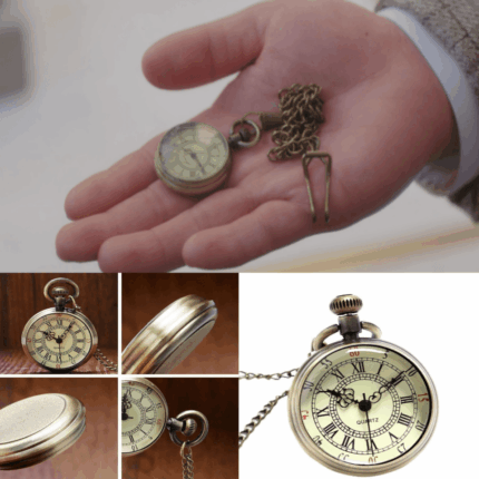 ['킹더랜드' 협찬] 소형 회중시계 허리체인 포함 구원 시계 기념품